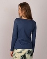Shop Galaxy Blue Scoop Neck Full Sleeve T-Shirt-Design