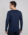 Shop Galaxy Blue Slit Neck Full Sleeve Henley T-shirt-Design