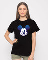 Shop Galaxy Mickey Boyfriend T-Shirt (DL)-Front