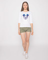 Shop Galaxy Mickey Round Neck 3/4th Sleeve T-Shirt (DL)-Full