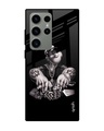 Shop Gambling Problem Premium Glass Case for Samsung Galaxy S23 Ultra 5G (Shock Proof, Scratch Resistant)-Front