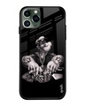 Shop Gambling Problem Printed Premium Glass Cover For iPhone 11 Pro Max (Impact Resistant, Matte Finish)-Front