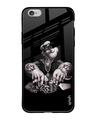 Shop Gambling Problem Printed Premium Glass Cover For iPhone 6 (Impact Resistant, Matte Finish)-Front