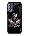 Shop Gambling Problem Printed Premium Glass Cover For OnePlus Nord 2 5G (Impact Resistant, Matte Finish)-Front