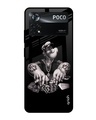 Shop Gambling Problem Printed Premium Glass Cover for Poco X4 Pro 5G (Shock Proof, Scratch Resistant)-Front