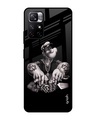 Shop Gambling Problem Printed Premium Glass Cover For Redmi Note 11T 5G (Impact Resistant, Matte Finish)-Front