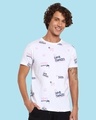 Shop Men's White Game Changer AOP T-shirt-Front