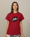 Shop Game Changer Splatter Boyfriend T-Shirt-Front