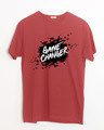 Shop Game Changer Splatter Half Sleeve T-Shirt-Front