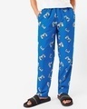 Shop Men's Blue All Over Game Consoles Printed Pyjamas-Front