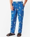 Shop Men's Blue All Over Game Consoles Printed Pyjamas-Design