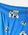 Shop Men's Blue All Over Game Consoles Printed Pyjama