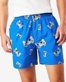 Shop Men's Blue All Over Game Consoles Printed Boxers-Front