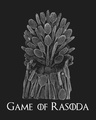 Shop Game Of Rasoda Half Sleeve T-Shirt Black-Full