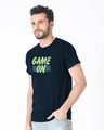 Shop Game On Neon Half Sleeve T-Shirt-Design