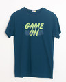 Shop Game On Neon Half Sleeve T-Shirt-Front