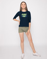 Shop Game On Neon Round Neck 3/4th Sleeve T-Shirt-Full