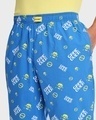 Shop Men's Blue Game Over All Over Printed Pyjamas