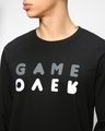 Shop Men's Black Game Over Minimal Typography T-shirt