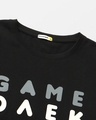 Shop Men's Black Game Over Minimal Typography T-shirt