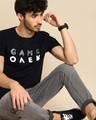 Shop Men's Black Game Over Typography T-shirt-Design