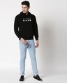 Shop Game Over Minimal Hoodie Sweatshirt Black-Full