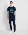 Shop Gaming Revolution Half Sleeve T-Shirt Navy Blue-Full