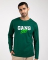 Shop Gangster Bro Full Sleeve T-Shirt-Front