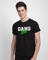 Shop Gangster Bro Half Sleeve T-Shirt-Front