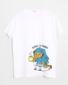 Shop Garfield Allergic To Mondays Half Sleeve T-Shirt (GL)-Front