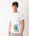 Shop Garfield Allergic To Mondays Half Sleeve T-Shirt (GL)-Design