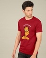 Shop Garfield Attitude Half Sleeve T-Shirt (GL)-Design