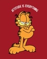 Shop Garfield Attitude Half Sleeve T-Shirt (GL)