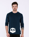 Shop Geometric Panda Full Sleeve T-Shirt-Front