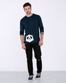 Shop Geometric Panda Full Sleeve T-Shirt-Full