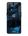Shop Geometric Printed Premium Glass Cover For OnePlus Nord CE (Shock Proof, Impact Resistant)-Front