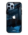 Shop Geometric Printed Silicon Glass Cover For Apple iPhone 13 Pro Max (Light Weight, Impact Resistant)-Front