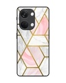 Shop Geometrical Marble Premium Glass Case for OnePlus Nord 3 5G (Shock Proof, Scratch Resistant)-Front