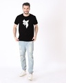 Shop Ghost Dab Glow In Dark Half Sleeve T-Shirt -Full