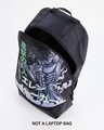 Shop Unisex Black Giant Titan Graphic Printed Small Backpack