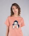 Shop Girl Lost In Music Boyfriend T-Shirt-Front