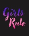 Shop Girls Rule Round Neck 3/4th Sleeve T-Shirt