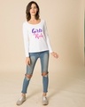 Shop Girls Rule Scoop Neck Full Sleeve T-Shirt-Design
