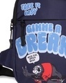 Shop Unisex Blue Give Me Break Printed Sling Bag