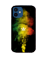 Shop Glowing Rasta LED Cover for iPhone 12 Mini-Front
