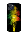 Shop Glowing Rasta LED Cover for iPhone 13-Front