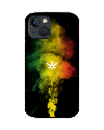 Shop Glowing Rasta LED Cover for iPhone 13 mini-Front
