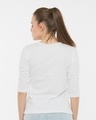 Shop Go Left Round Neck Sleeve T-Shirt White-Design