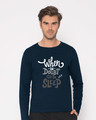 Shop Go To Sleep Full Sleeve T-Shirt-Front