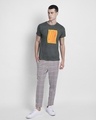 Shop Go With The Flow Wave  Half Sleeve T-Shirt Nimbus Grey-Design